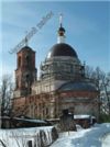 Никольская церковь.
Храм святителя Николая
построен
в 1838-1855 гг.
на месте деревянного
в основном на пожертвования
семьи Кочетковых,
владельцев ситценабивной фабрики.